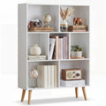 White Minimalist Cube Storage Bookcase Shelf