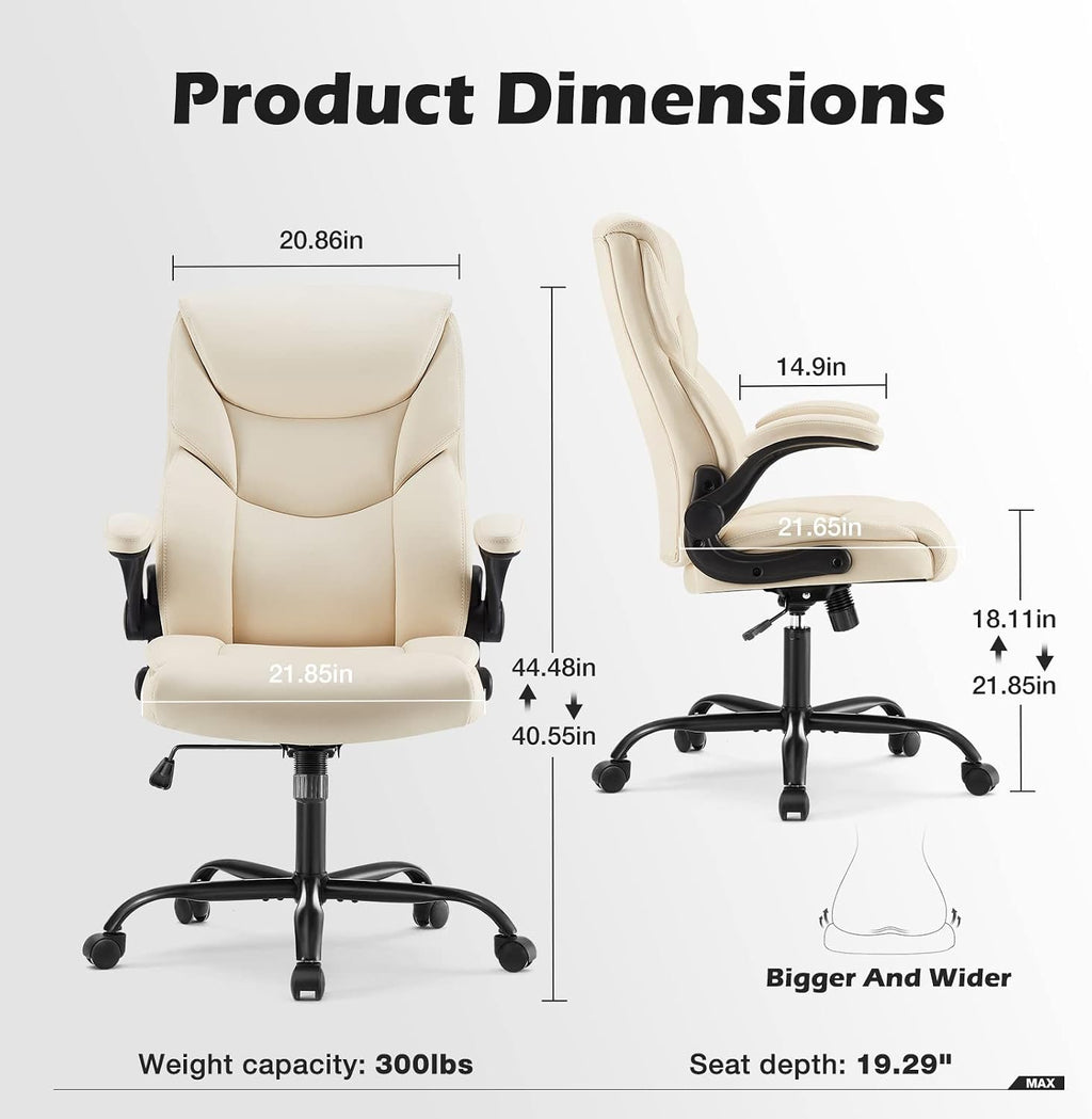 PU Leather Ergonomic Office Desk Chair