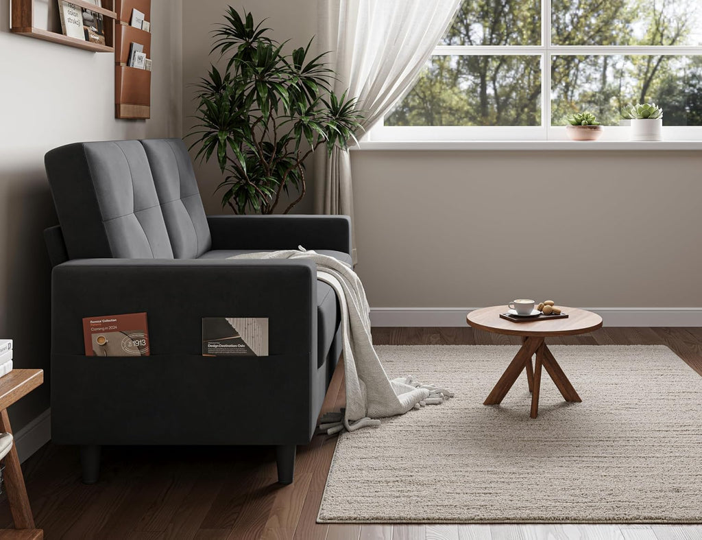 Modern Small 2‑Seater Loveseat Sofa