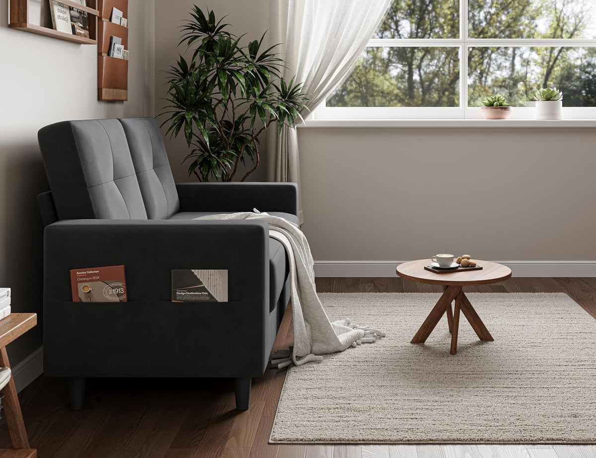 Modern Small 2‑Seater Loveseat Sofa