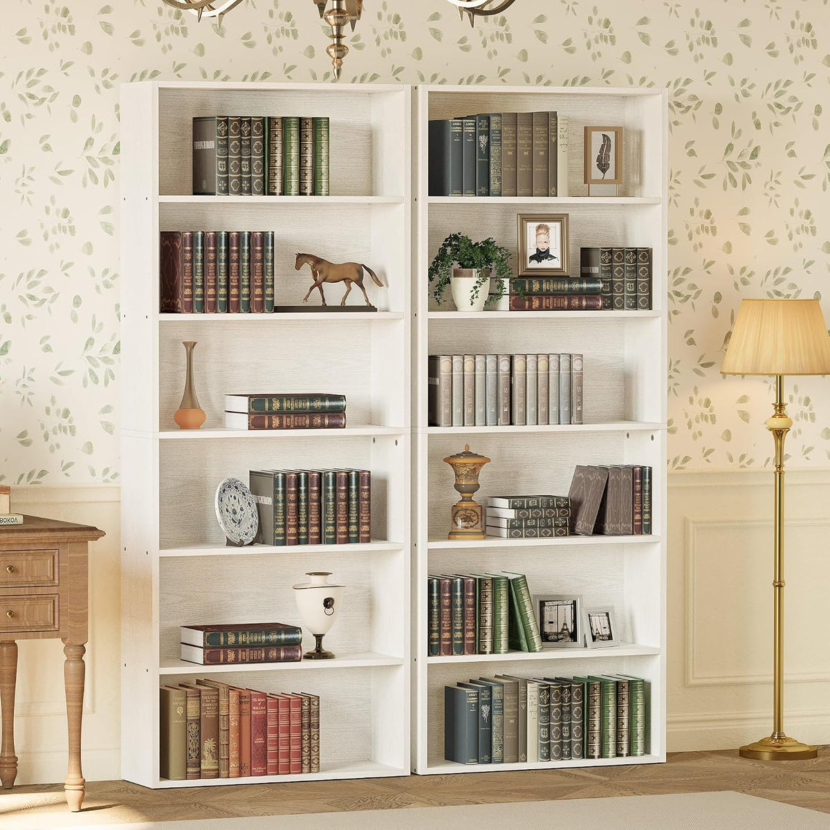 6‑Tier Tall Display Storage Bookcase