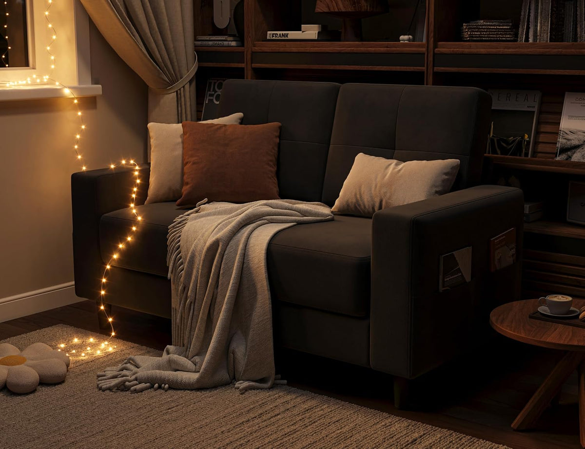 Modern Small 2‑Seater Loveseat Sofa