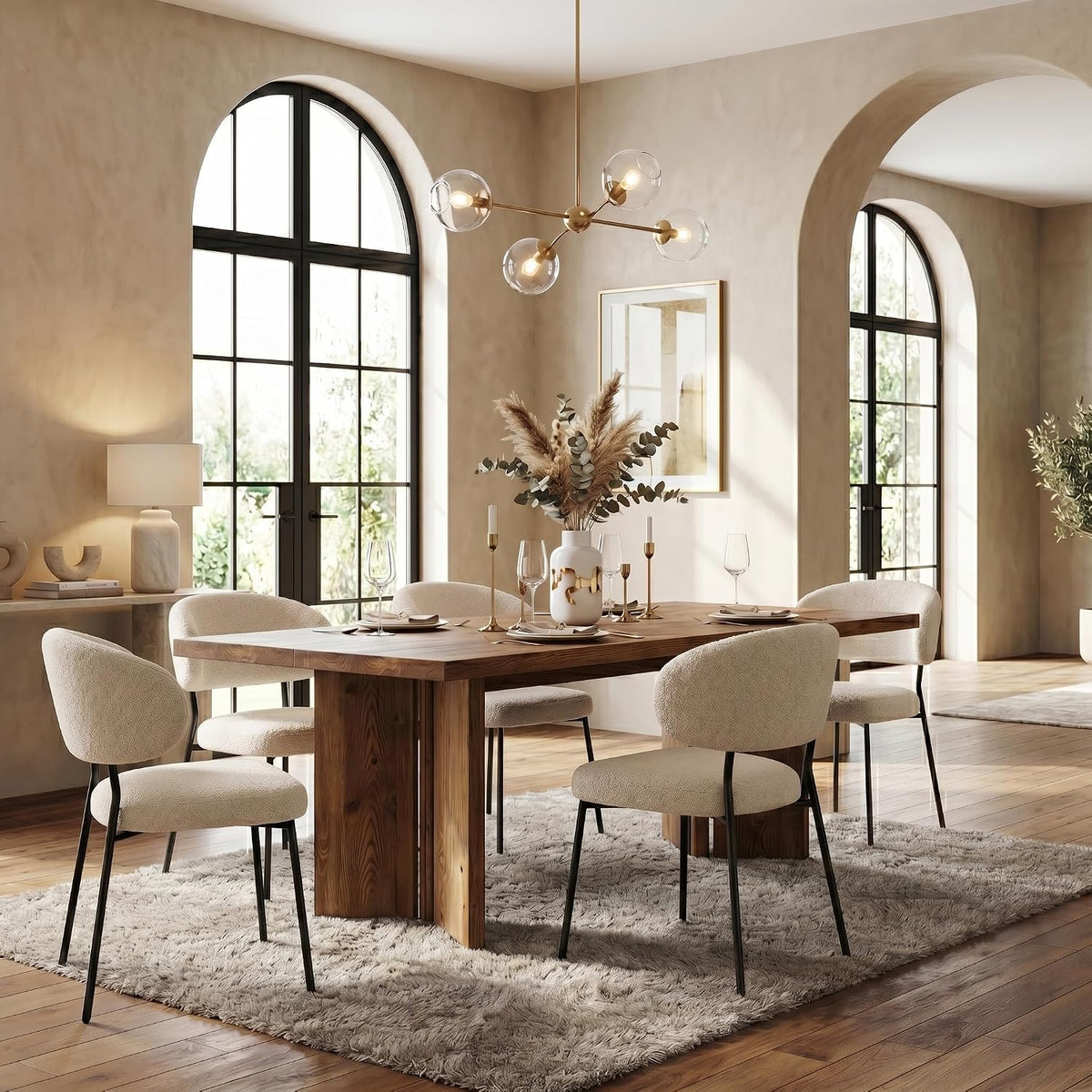 Farmhouse Solid Wood Dining Table