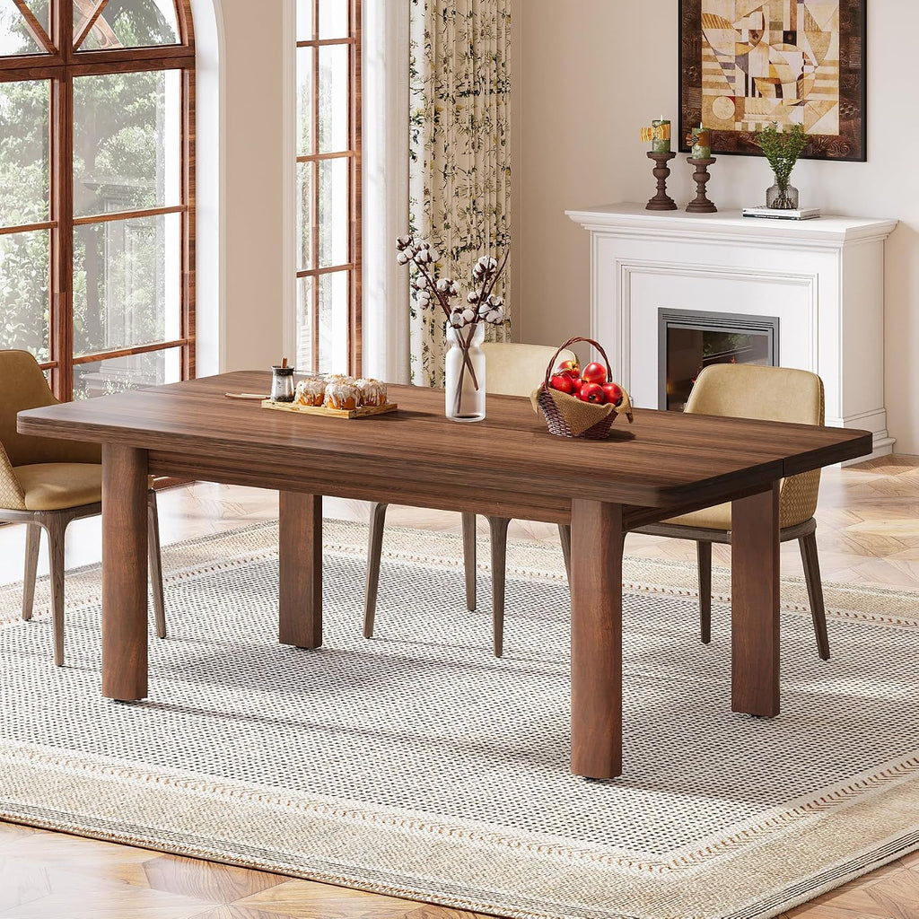 Farmhouse Solid Wood Dining Table